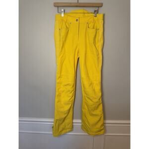 Toni Sailor Yellow Women's Ski pants Sz 8